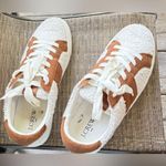 J.Crew  Striped White Sherpa Road Trip Sneakers Womens Photo 4