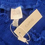 cupio  Cobalt Blue Off-the-Shoulder Romper Size Small Photo 5