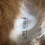 Cape Robbin NWT White Slip on Sneakers with Faux Brown Fur Trim Sz 10 Style Vibe Photo 7