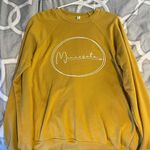 Minnesota Crewneck Yellow Size L Photo 0