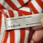 Anthropologie Saturday Sunday Terry Rope Belt Dress Women Orange Stripe Small Photo 5