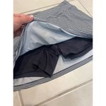 Title Nine Tennis skirt golf skirt gray‎ stripes medium  Photo 1