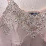 Vanity Fair Lace Trimmed Blush Slip Dress Elegant Photo 3