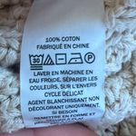 LL Bean Women's Signature Cotton Fisherman Tunic Sweater in Cream Size M Size M Photo 6