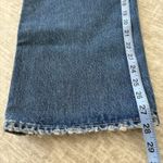 ZARA NWT Women High Waisted baggy wide leg denim ankle jeans Sz 10 raw hem Boho Photo 11