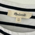 Madewell  Women's The Perfect Crewneck Tee Allday Jersey Black Striped XS New Photo 5