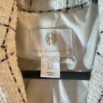 House of Harlow Revolve 1960 White Tweed Blazer. Size XS! Black Photo 2