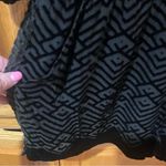 Twelfth Street by Cynthia Vincent‎ Geometric Black Silk Velvet Romper Size Large Photo 4