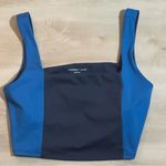 Sincerely Jules Shades of‎ Blue Colorblock Sports Bra Size Medium Photo 3