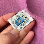 Cashmere Wool Scarf portolano rectangular knit womens Purple classic winter Photo 3