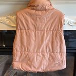 Vine & Valley Puffer Vest Reversible Cozy Zip Jacket Beige Tan Womens M New Photo 9