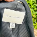 Banana Republic 8 stretch black wool lined Womens blazer Photo 3