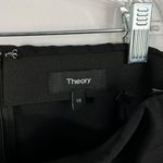 Theory Navalane Becker Black High Waisted Ankle Crop Skinny Fit Slack Trousers Photo 6