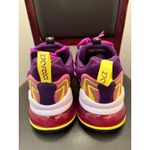 Nike  Air Max 270 React Women Running Shoes Purple Pink Yellow Size 11.5 Photo 2