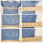 1989 Taylor's Version Oversized Long Sleeve Top Size L Blue Size L Photo 5