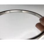 Monet Vintage  Bangle‎ Bracelet Silver tone Herringbone Chevron Etched Jewelry Photo 5