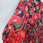 Farm Rio Garden Party Pleated Drop-Waist Maxi Dress, Size XS Photo 8