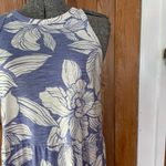 Gap  Blue Floral Sleeveless Sundress Soft Knit Size Medium 💚🍄 Photo 1