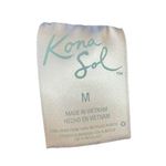 Kona Sol Black Wide Leg Double Slit Beach Coverup Pants Women Sz M Photo 7