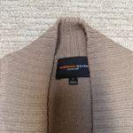 Ambiance Apparel Flowy Brown Cardigan Sweater Tan Size L Photo 4