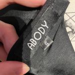 ABody Vintage Y2k Whimsygoth Faux Leather Wet Wax Fit Bodice Rave Punk Emo Dress S Black Photo 5