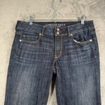 American Eagle Artist Crop Jeans Womens 12‎ Blue Stretch Mid Rise Casual Photo 3
