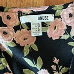 Amuse Society  Short Sleeve Front Tie Blouse Photo 1