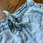 Aerie  Women's Light Blue Elastic Waistband 100% Lyocell Cargo Jogger Size XS Photo 2