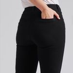 Betabrand Black Dress Yoga Pants with pockets size medium Photo 5