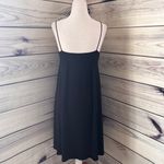 Nine West Vintage 90s Little Black Twist Front Spaghetti Strap Dress Photo 6