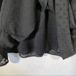 Heyson Black Swiss Dot Long Sleeve Dress Size Large V Photo 4