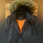 Sam Edelman Navy Blue Faux Fur Trimmed Down Filled Parka Coat Women’s Size XL Photo 8