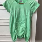 Athleta Fastest Track Lime Green Short Sleeve Top. Size Medium. Photo 1
