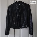 Ralph Lauren BNWOT Lauren  Burnished Lamb Leather Moto Jacket sz 00 Photo 3