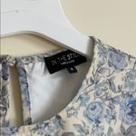 In The Style Elegant Floral Long Sleeve Dress with Tie Around Waist Photo 3