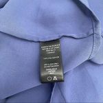 joe's jeans Button Down Blouse Semi Sheer Top Gold Buttons Long Sleeve SZ Large Photo 7