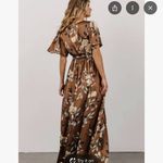Baltic Born  Chocolate Floral Maxi Dress Photo 2
