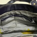 Elliott‎ Lucca Glossy Eggplant Purple Leather Textured Quilted Satchel Purse Photo 11