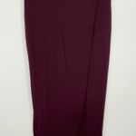 Eileen Fisher  Casis Jumpsuit Lightweight Viscose Jersey Burgundy Wine Photo 3