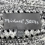 Michael Stars  Crochet Knit Short Sleeve High Low Marled Gray Sweater Size XS/S Photo 8