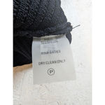 Ivanka Trump Black Ribbed Knit Pencil Midi Skirt Size XL Photo 3