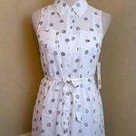 Kensie White Shirt Dress with Nautical Beach Seashell Print by  from Modcloth Photo 0