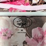 Laura Ashley  Pink Brown Floral Intimates Sleep Lounge Robe with Sleep Shorts M Photo 3