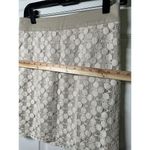Kensie  Skirt Womens Size 4 Lace overlay ‎ Lined Beige Back Zipper Lining Torn Photo 7