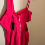 NBD NWT  x Naven Chloe Red One Shoulder Mini Dress Small Photo 11