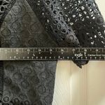 Rebecca Taylor  Black Crochet Lace Crop Top Size 2 Small Photo 7