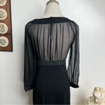 Alberta Ferretti Black Bodycon Pencil Cocktail Holiday Party Dress Size 4 Photo 4