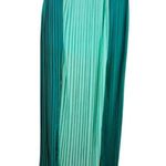 TCEC Color Block Pleated Maxi Skirt Size Medium - Turquoise Photo 4