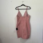 Lulus  Dare to Take the Plunge Dusty Pink‎ Tulip Mini Dress NWT XL Photo 5