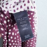 Rag and Bone  Dirdre Wine Polka Dot Tank Dress Photo 9